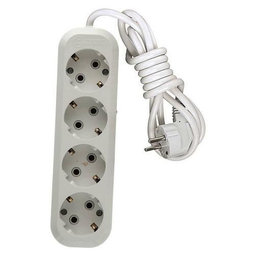 MAKEL - MGP153  4 Gang Multiple Earthed Socket with Cable 3m.