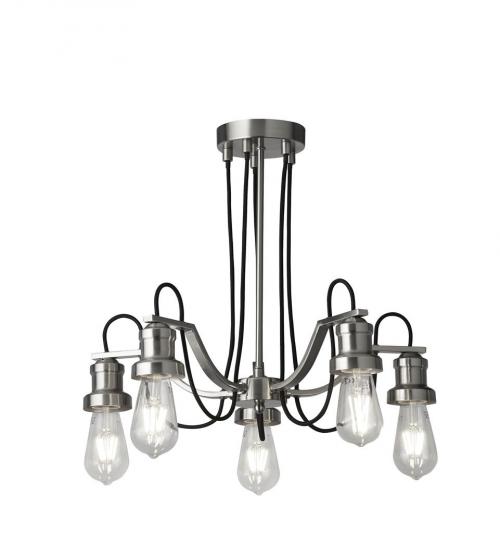 SEARCHLIGHT - Ceiling Pendant OLIVIA 1065-5SS Е27 5x60W