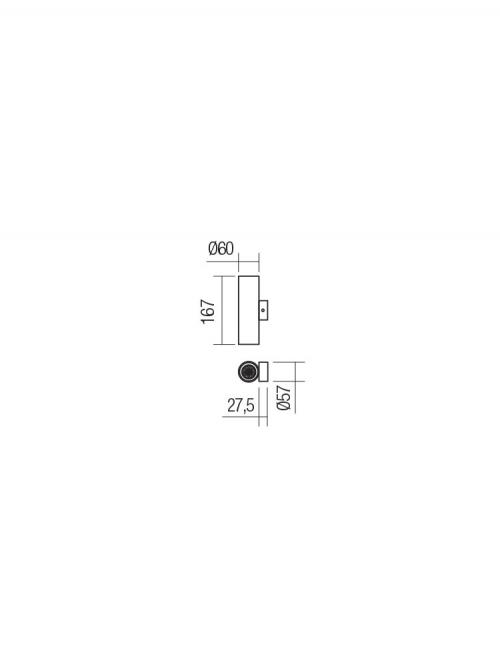 SMARTER - аплик  AXIS  01-2159  GU10, 2X35W