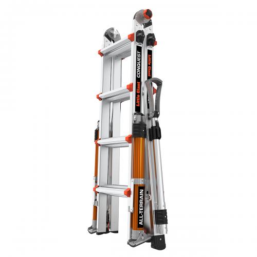 LITTLE GIANT - Алуминиева стълба за всякакъв терен CONQUEST 2.0 PRO 4х6  16336EN-018