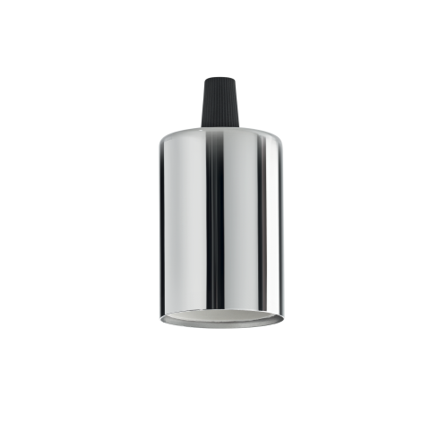 IDEAL LUX - Фасунга PORTALAMPADA E27 LISCIO CROMO 249230
