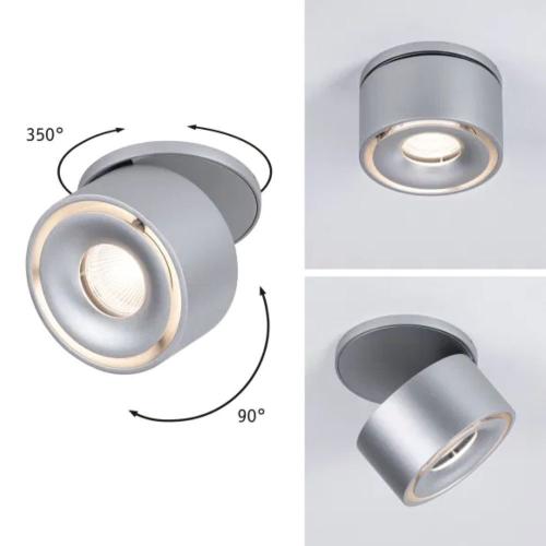 PAULMANN - Луна/Спот 93374  Spircle round 78mm ⚡8W⚡ 550lm ⚡230V⚡3000K✴Хром мат