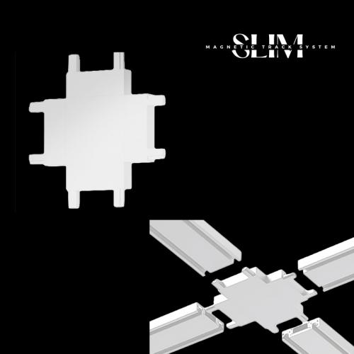 COUP LIGHT - X-Connector for magnetic lighting white SLIM - SlimMT-X-WH