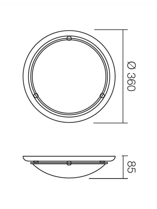 SMARTER - ceiling  luminaire   COSI  05-089  E27, 1 x max. 42W 