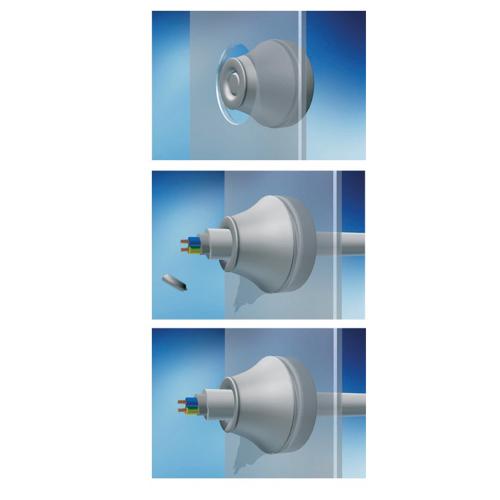 ACA LIGHTING - FLIPSEAL M40 EPDM Light Grey 282TPFSM40