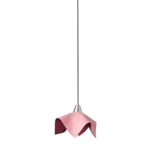 FARO - FAUNA LED Pink leather pendant lamp Ref.66236
