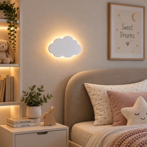 ACA LIGHTING - LED Аплик за детска стая ''облаче'' 9W 3000K 720lm ZM44LEDW24W