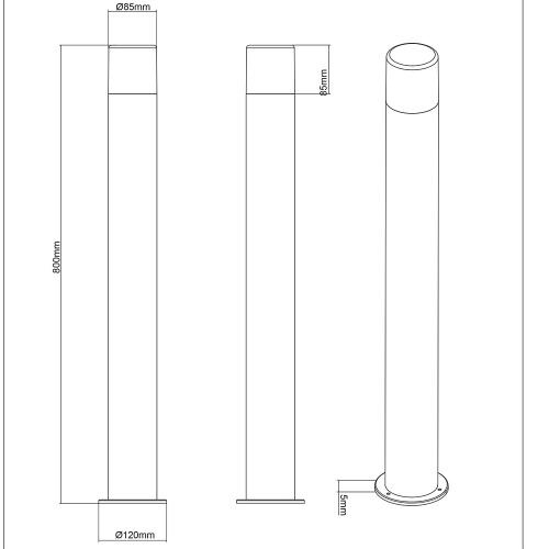 TRIO - HOOSIC – 424060132 excl. 1x E27 · max. 28W