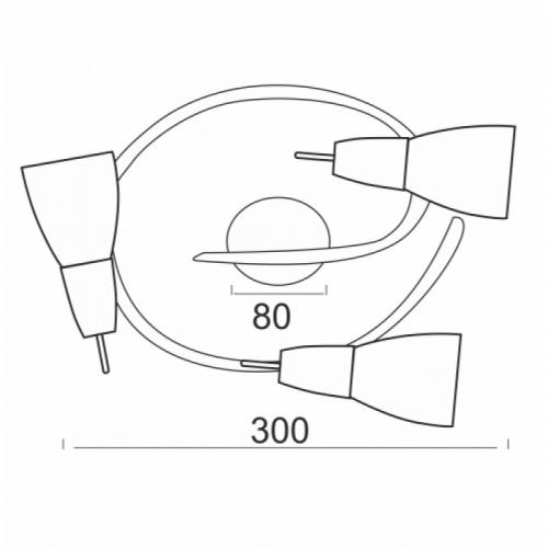 ACA LIGHTING - Спот MC542GAB3E 3XE14
