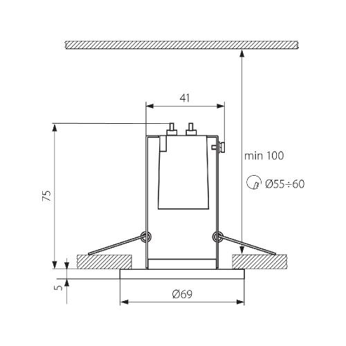 VIVALUX - Downlight DL-R39 W VIV001289