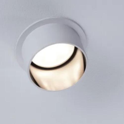 PAULMANN - Луна 93376 Gil Coin IP44 round 68mm Coin⚡ 6W⚡ 470lm ⚡230V dimmable 2700K✴ Бял мат/Черен мат
