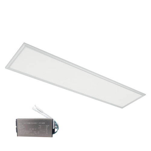 ELMARK - STELAR LED PANEL 40W 4000K 295x1195mm WHITE FRAME +EMERGENCY KIT 99XPANEL021WNE
