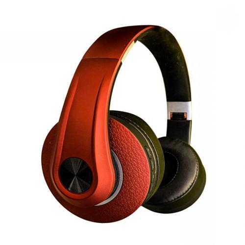 V-TAC - SKU:7731 VT-6322 BLUETOOTH WIRELESS HEADPHONE WITH ADJUSTABLE HEAD-500mah-RED