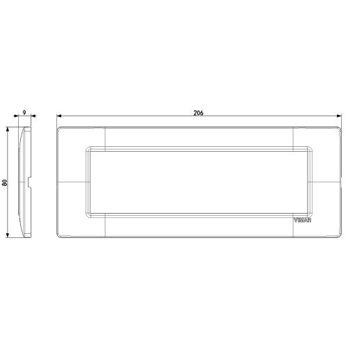 VIMAR - 14657.32 - Plate 7M techn. fir