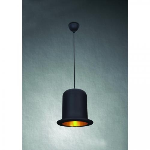 AZZARDO - CAPELLO LP 6004 aluminium/ metal base black/gold