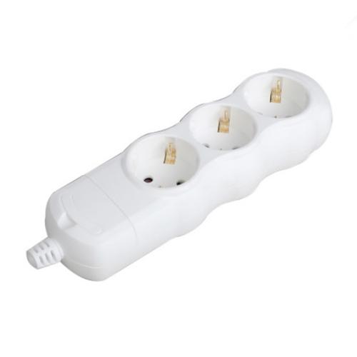 ACA LIGHTING - Разклонител 6 гнезда ШУКО 16A с детска защита, без кабел BMS203