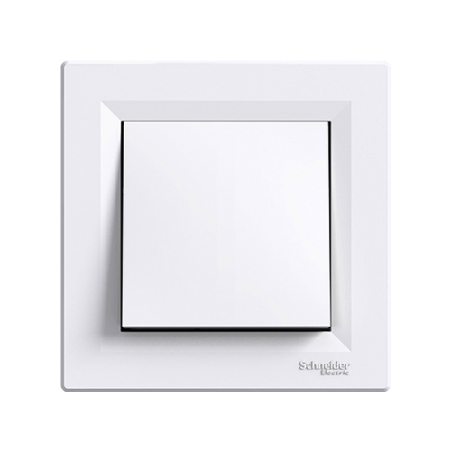 SCHNEIDER ELECTRIC - EPH0100121 Asfora - 1pole switch - 10AX screwless, white