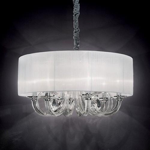 IDEAL LUX - pendnat luminaire SWAN SP3 Argento 208497