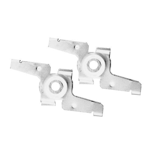 ACA LIGHTING - INSTALLATION KIT 2PCS FOR SURFACE MATTE WHITE MAGNETIC TRACK MSKITW