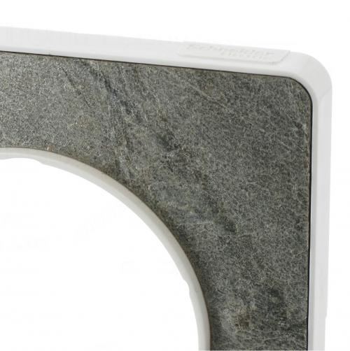 SCHNEIDER ELECTRIC - S520804U Odace - Touch - cover frame - 2 gang - stone sea & white border