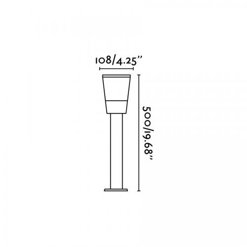 FARO - ROY Dark grey beacon lamp Ref.72351 IP44