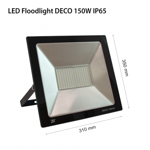 2R - LED Floodlight RECORD DECO 150W 6000К IP65 black