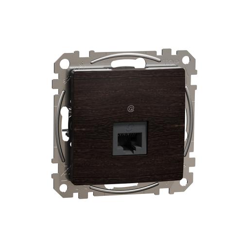SCHNEIDER ELECTRIC - SDD181461 Sedna Design & Elements - CAT 6 UTP, RJ45, wenge