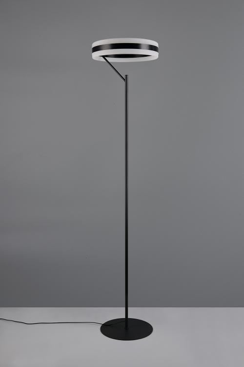 TRIO - Лампион Ø40cm h180cm DIOS 431410132 21W 2500lm, 2300+3000+4000K смяна на цветна температура, черен