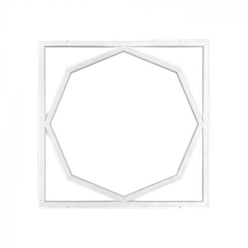 V-TAC - 72W LED Octagon Borderline Panel Lifud Driver 595x595mm Flicker Free 6500K 6pcs/set SKU: 24217 VT-6172