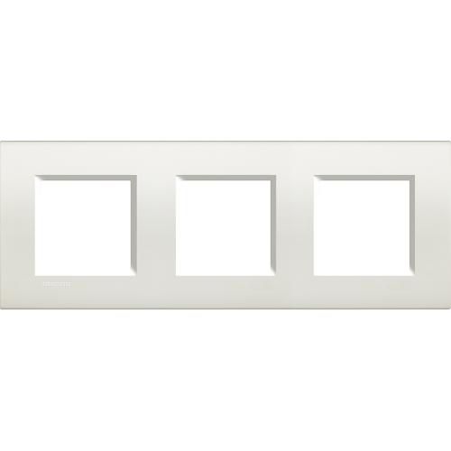 BTICINO - LNA4802M3BI Square cover plate 3х2modules -White -technopolymer