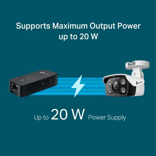 OMADA - Extender PoE+, до 250m 10Mbps POE10E