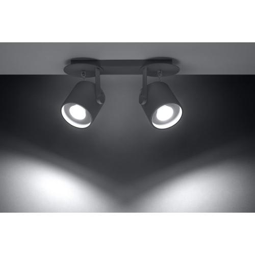 SOLLUX - Ceiling lamp LAROSA SL.0316 greey