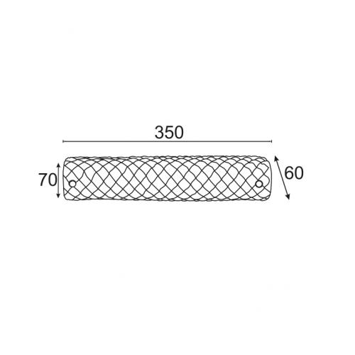 ACA LIGHTING - wall luminaire DL476A12 Е14, 2X40W