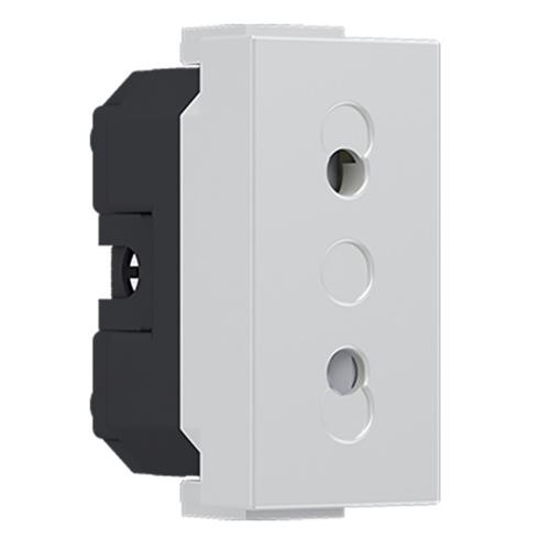 ACA LIGHTING - Контакт с детска защита едномодулен 16А MODYS Слонова кост 10101312218