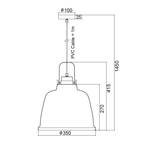 ACA LIGHTING -   VINTAGE  KS212635P