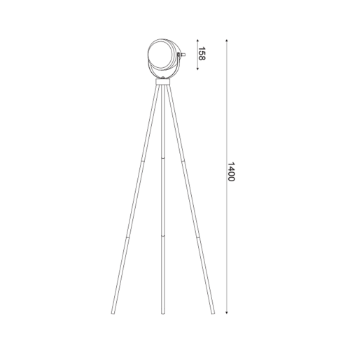 ACA LIGHTING - Лампион Vintage   ML306131FBR