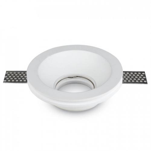 V-TAC - SKU: 3640 VT-776 GU10 FITTING ROUND - WHITE