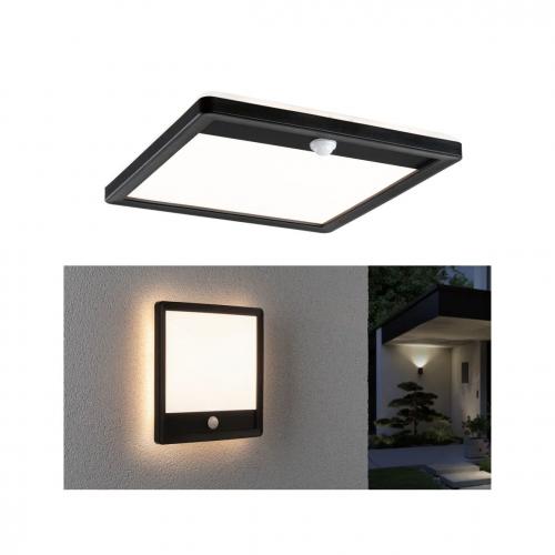 PAULMANN - LED Outdoor panel 94665  LAMINA Backlight Twilight (IR)seawater resistant ⚡ IP44 ⚡ 250x47mm ⚡ 3000K ⚡ 14.5W ⚡ 950lm ⚡ 230V✴Black