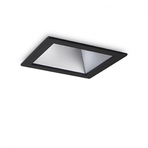 IDEAL LUX - ceiling luminaire GAME Fl1 SQUARE Black&Silver  192390