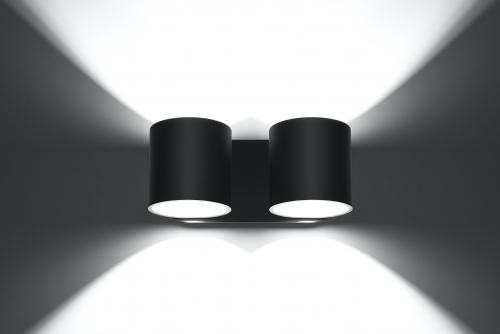 SOLLUX - wall  lamp   ORBIS 2 black SL.0660