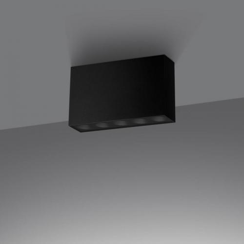 SOLLUX - LED Плафон SOLE SL.1212 черно 4000K 11W IP20