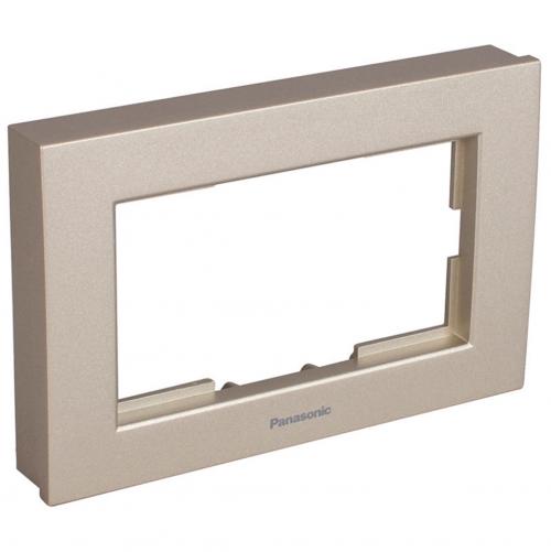 PANASONIC - Рамка за двоен контакт бронз Panasonic Karre WKTF08092BR‐EU1