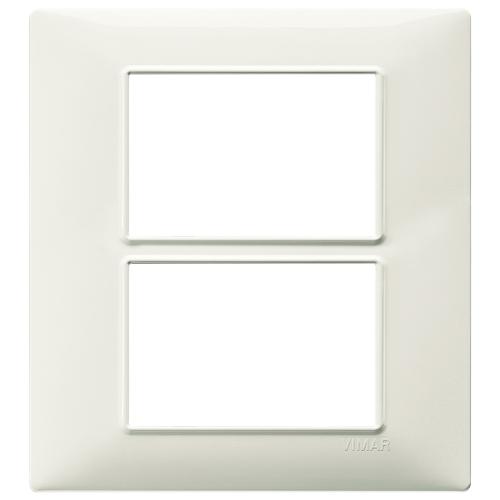 VIMAR - 14659.02 - Plate 6(3+3)M techn. ivory