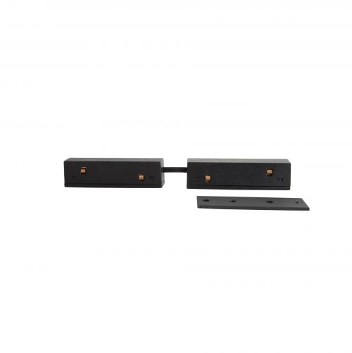NOVA LUCE - Magnetic track connector kit L:14.8, W:1.75, H:1.1 cm.  9560010  Ultra Slim Magnetic B-Connector Kit Power-V1 ✴ Black