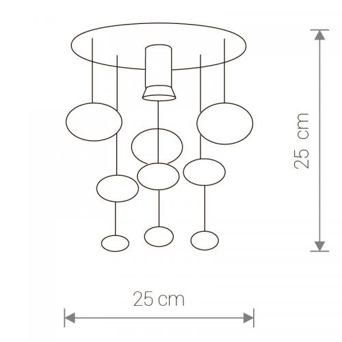 NOWODVORSKI - ceiling luminaire SALVA A 5422