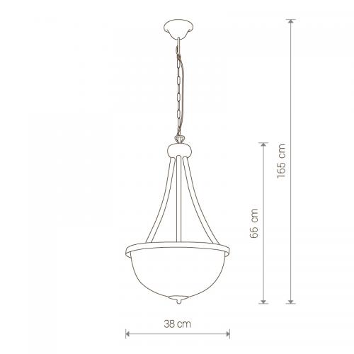NOWODVORSKI - Pendant luminaire BARON III  2770