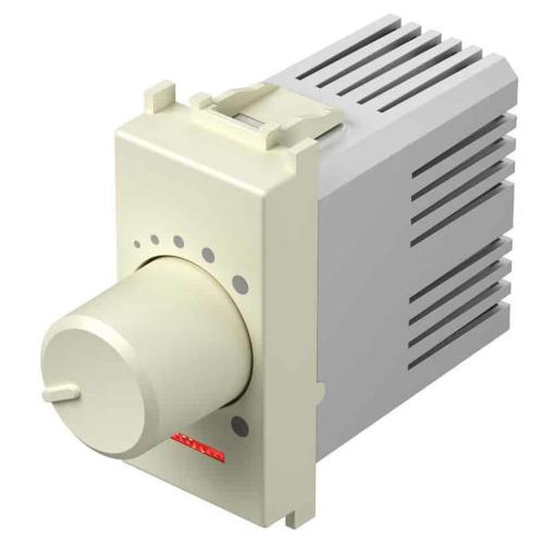 TEM - Димер ротативен 1-10V 180VA 1M, цвят Крем гланц, Modul EM16IW