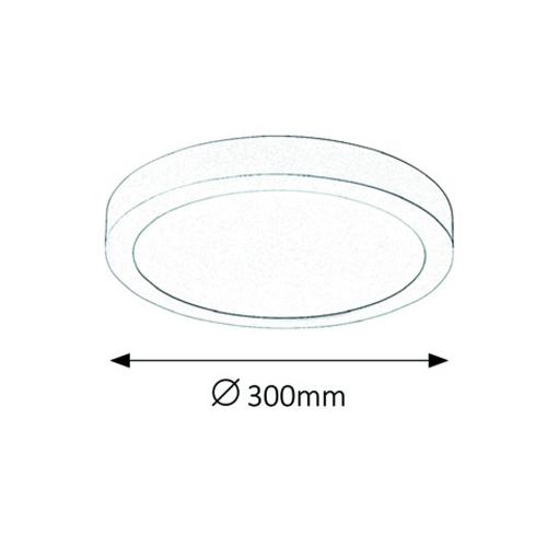 RABALUX - LED Lois 2661 24W 3000K satin chrome