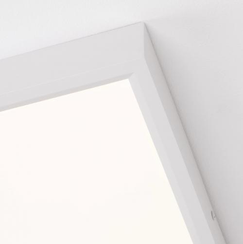 NOVA LUCE - Ceiling light  L:40, W:40, Н:4.5 cm.  9501210  ITOS ⚡ LED 32W ⚡ 2240Lm ⚡ 3000К ⚡ 220-240V ⚡ CRI >80 ⚡ IP20 ✴ Sandy White 