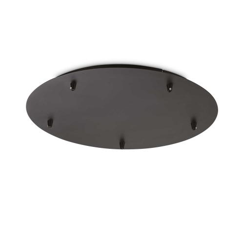 IDEAL LUX - ceiling cup 285658 ROSONE STANDARD 5 LUCI NERO